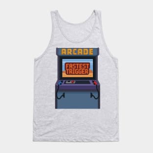 Pixelart Arcade Fastest trigger V2 Tank Top